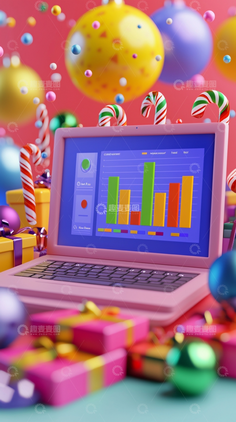 高清大图下载【趣麦麦图】圣诞节数据分析