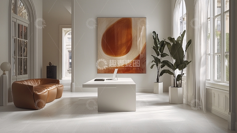 高清大图下载【趣麦麦图】极简现代风格办公室