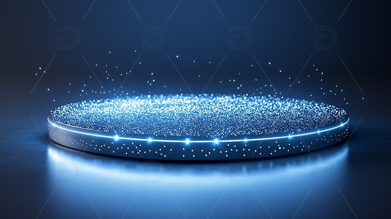 高清大图下载【趣麦麦图】科技感圆形展示台