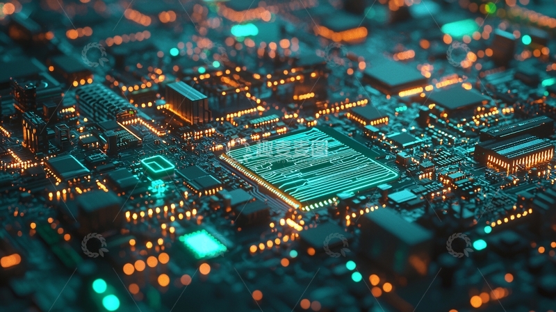 高清大图下载【趣麦麦图】电路板特写