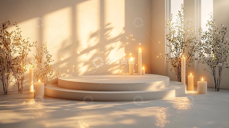 高清大图下载【趣麦麦图】极简风格产品展示背景