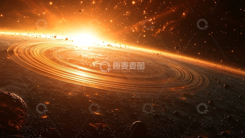 高清大图下载【趣麦麦图】行星环
