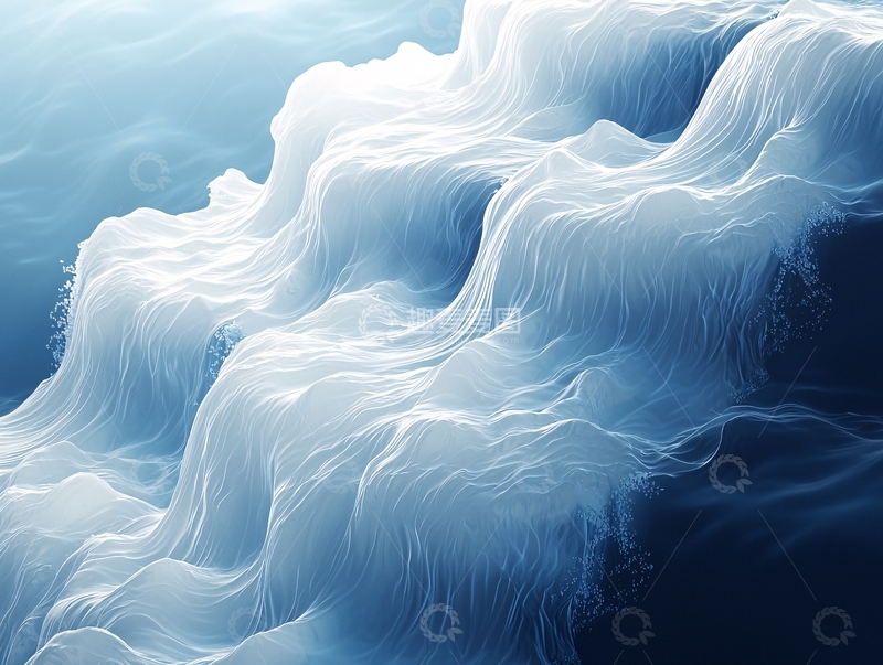 高清大图下载【趣麦麦图】冰川纹理