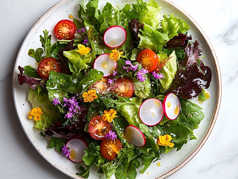 高清大图下载【趣麦麦图】新鲜蔬菜沙拉