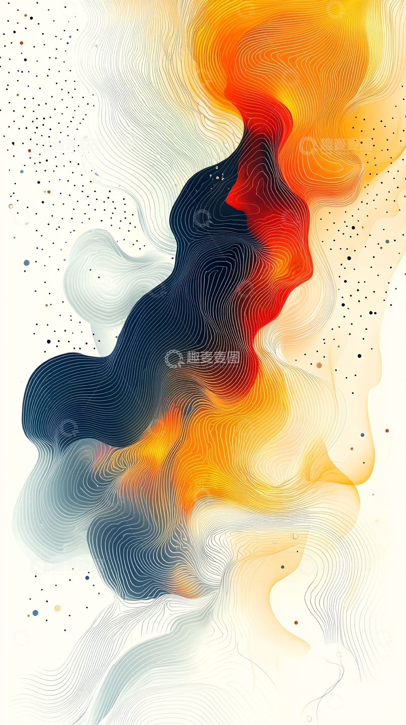高清大图下载【趣麦麦图】抽象流体