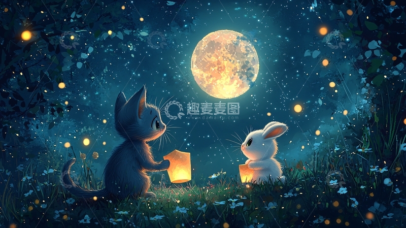 高清大图下载【趣麦麦图】梦幻森林