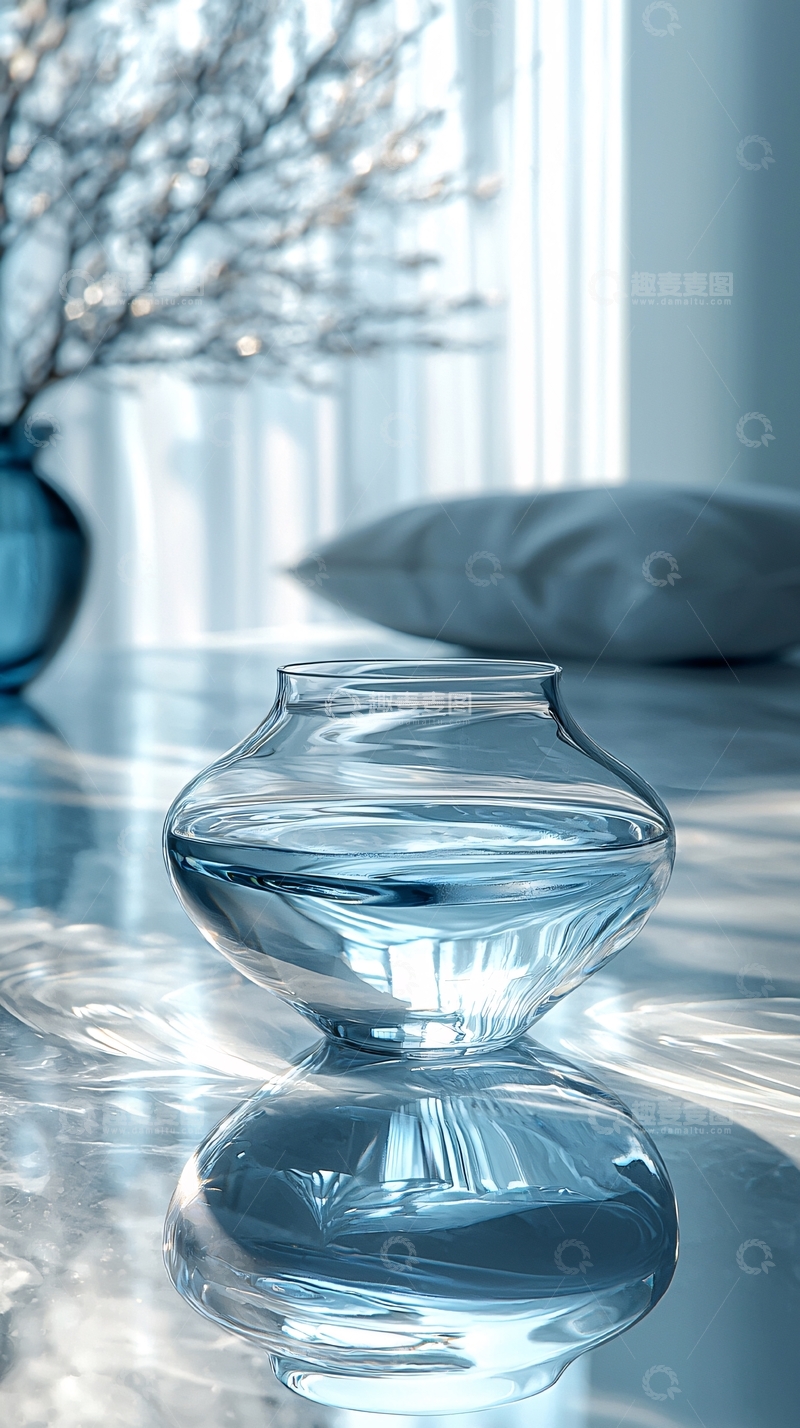 高清大图下载【趣麦麦图】光影玻璃器皿
