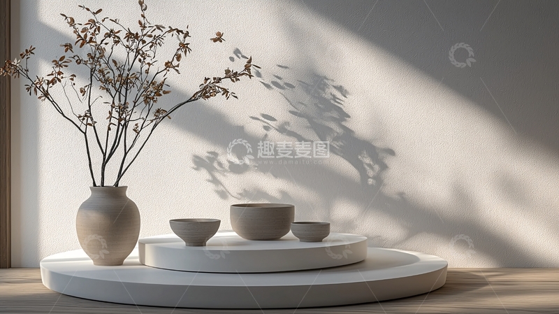 高清大图下载【趣麦麦图】极简风家居摆件