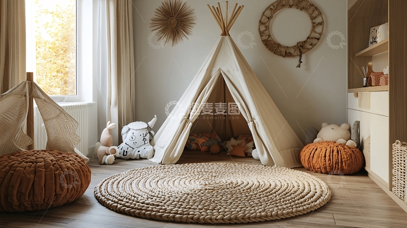 高清大图下载【趣麦麦图】儿童房装饰