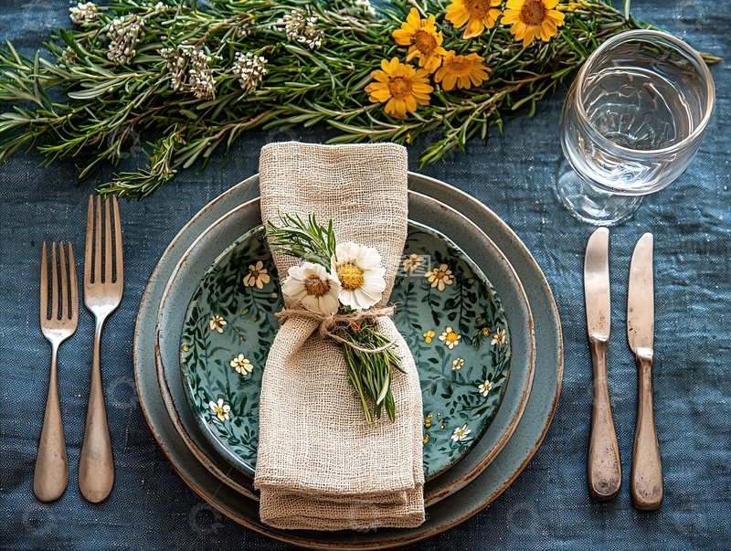 高清大图下载【趣麦麦图】精致餐桌摆设