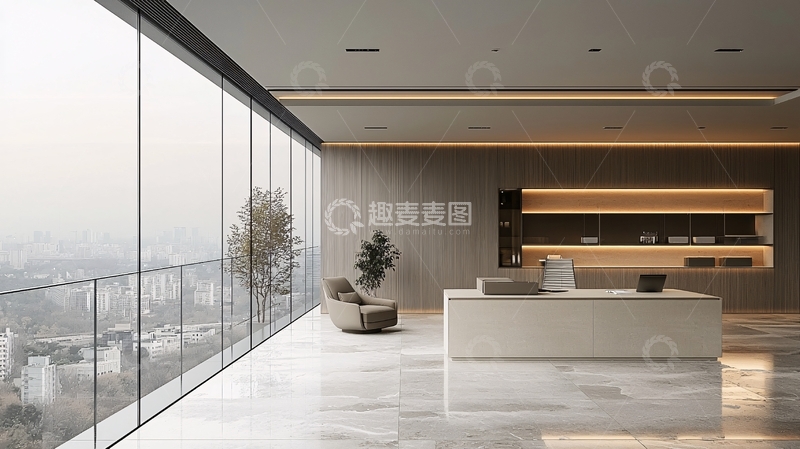 高清大图下载【趣麦麦图】现代简约室内落地窗设计