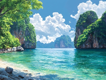 碧海蓝天