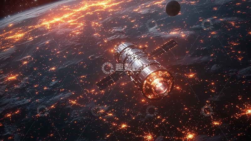 高清大图下载【趣麦麦图】太空飞船