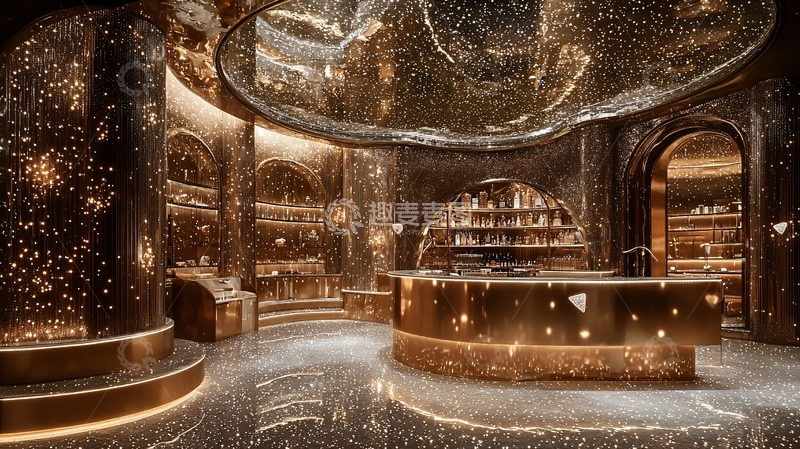 高清大图下载【趣麦麦图】奢华酒吧内景