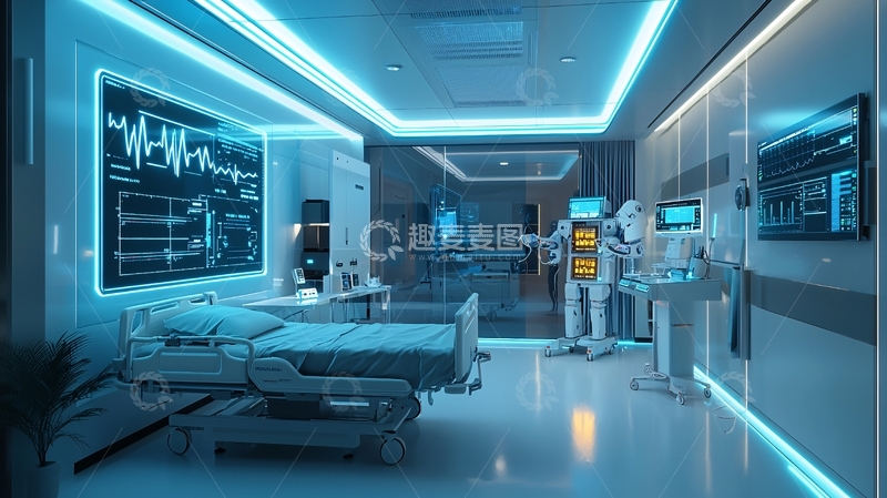 高清大图下载【趣麦麦图】未来医院病房6
