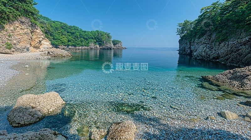 高清大图下载【趣麦麦图】宁静的海湾