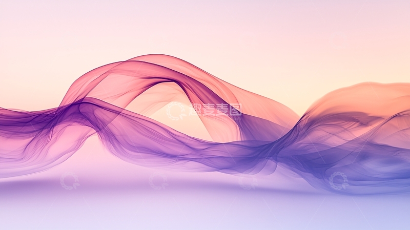 高清大图下载【趣麦麦图】梦幻飘渺紫色烟雾