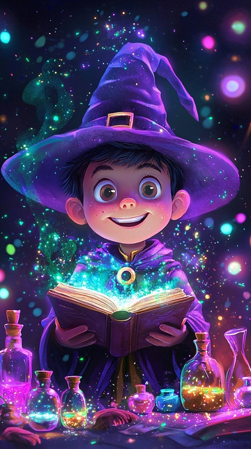 可爱小巫师魔法书