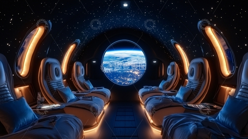 高清大图下载【趣麦麦图】太空舱内景