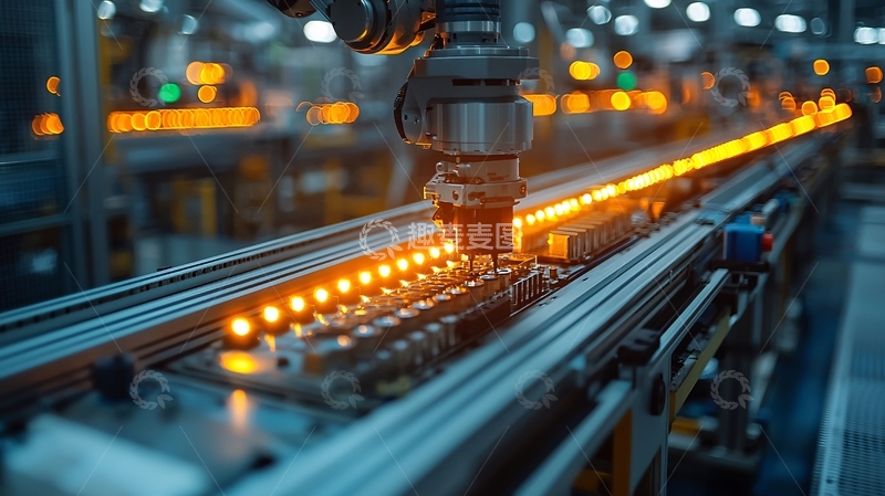 高清大图下载【趣麦麦图】自动化生产线