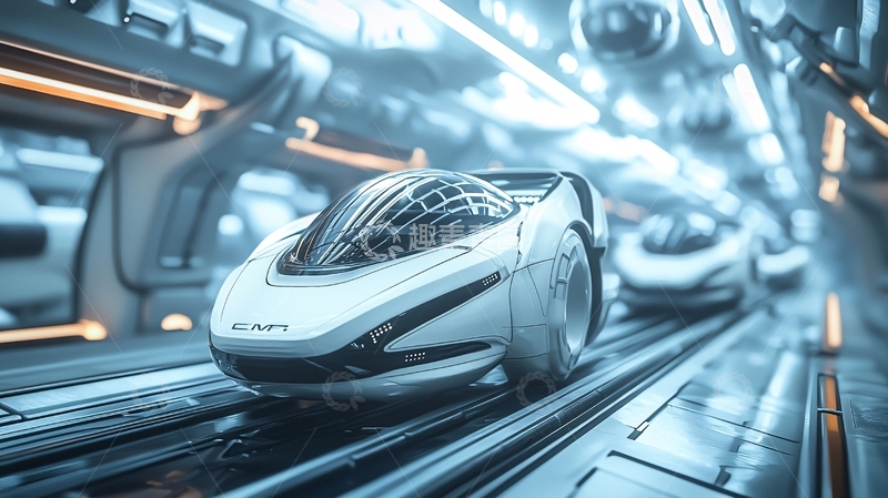 高清大图下载【趣麦麦图】未来科技感汽车