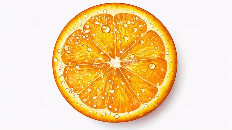高清大图下载【趣麦麦图】新鲜橙子切片