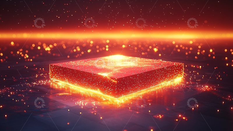 高清大图下载【趣麦麦图】燃烧的立方体