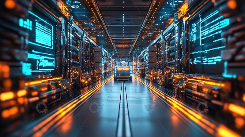 高清大图下载【趣麦麦图】未来科技感走廊