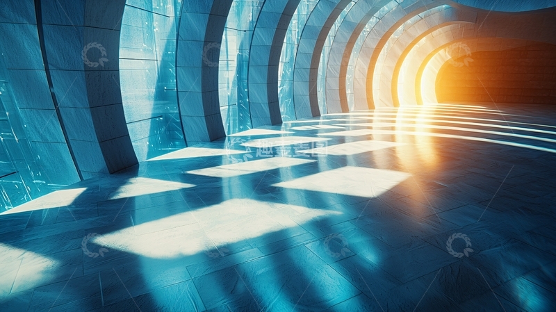 高清大图下载【趣麦麦图】未来科技感隧道