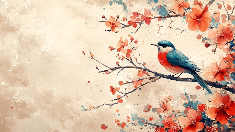 高清大图下载【趣麦麦图】水墨画风格