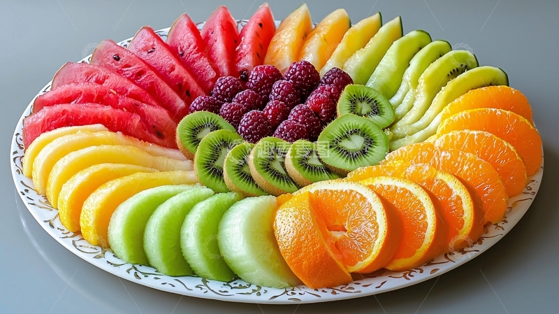 高清大图下载【趣麦麦图】彩色水果拼盘