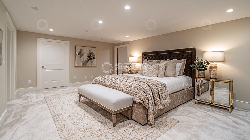 高清大图下载【趣麦麦图】现代简约卧室设计45