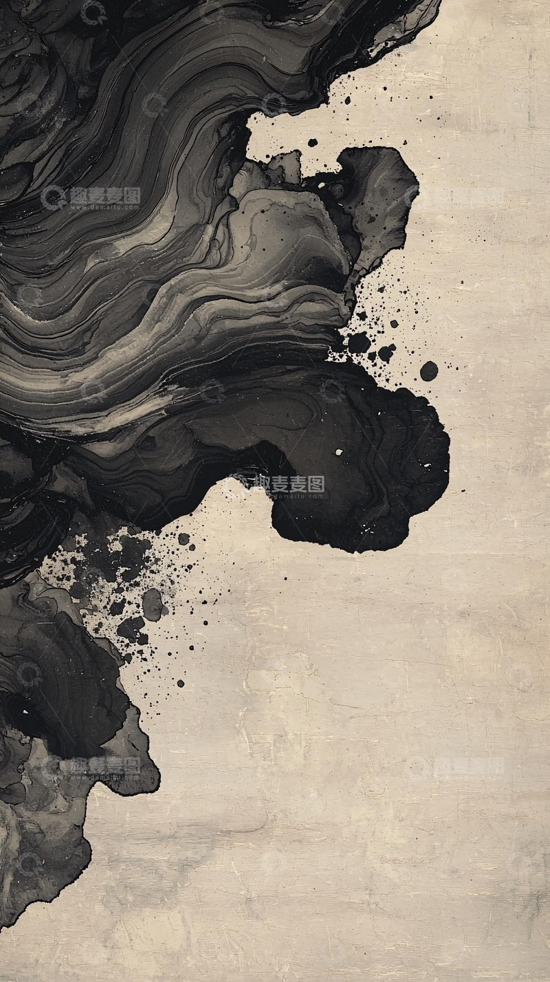 高清大图下载【趣麦麦图】水墨画