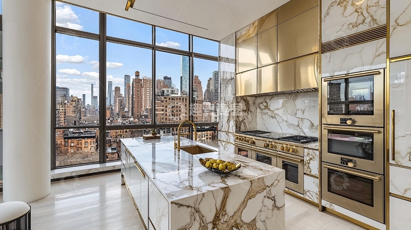 高清大图下载【趣麦麦图】奢华公寓厨房景观