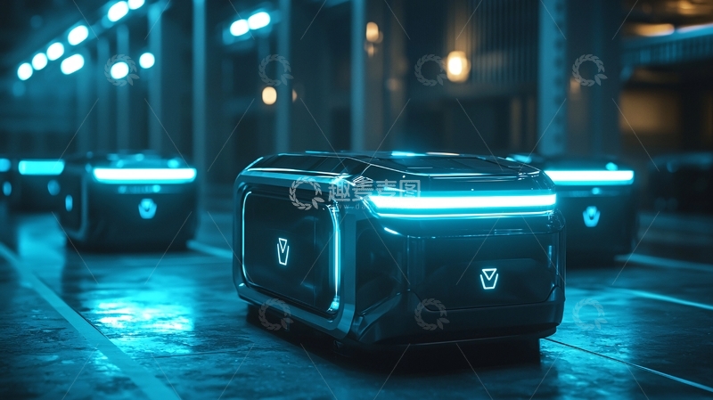 高清大图下载【趣麦麦图】未来感运输箱