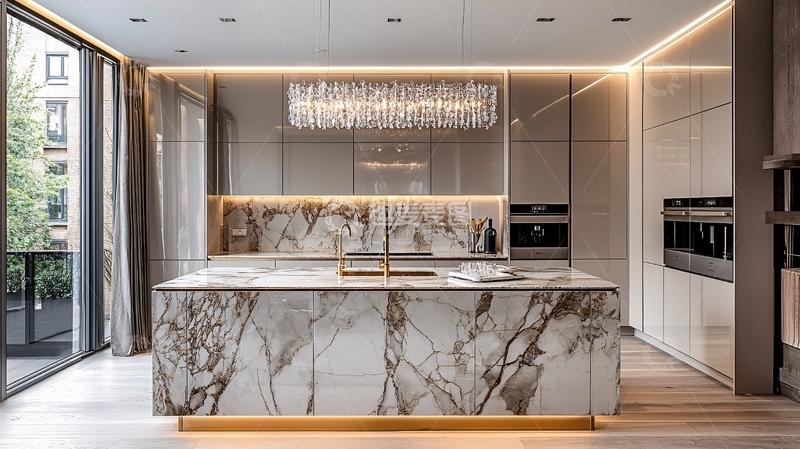 高清大图下载【趣麦麦图】现代豪华厨房设计