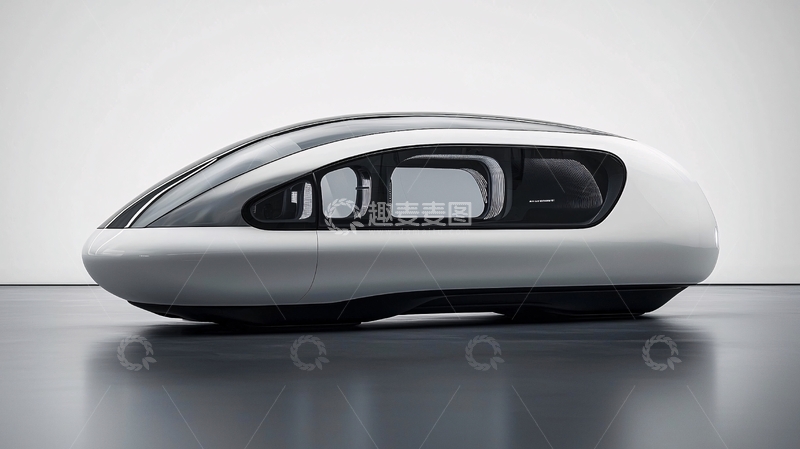 高清大图下载【趣麦麦图】未来感十足的白色概念车