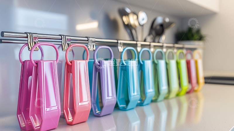 高清大图下载【趣麦麦图】彩色厨房夹