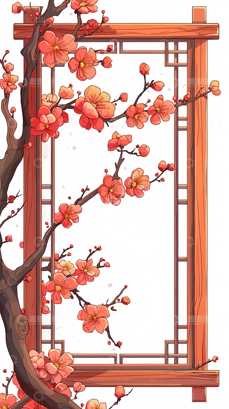 高清大图下载【趣麦麦图】中式花窗