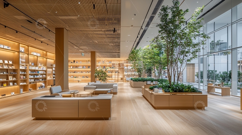 高清大图下载【趣麦麦图】极简风格木质室内设计