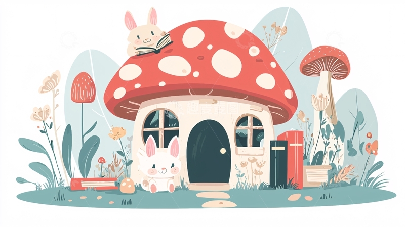 高清大图下载【趣麦麦图】蘑菇屋