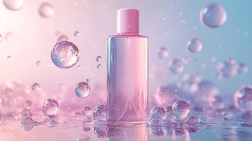 粉色瓶身护肤品