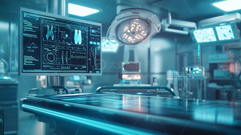 高清大图下载【趣麦麦图】未来手术室