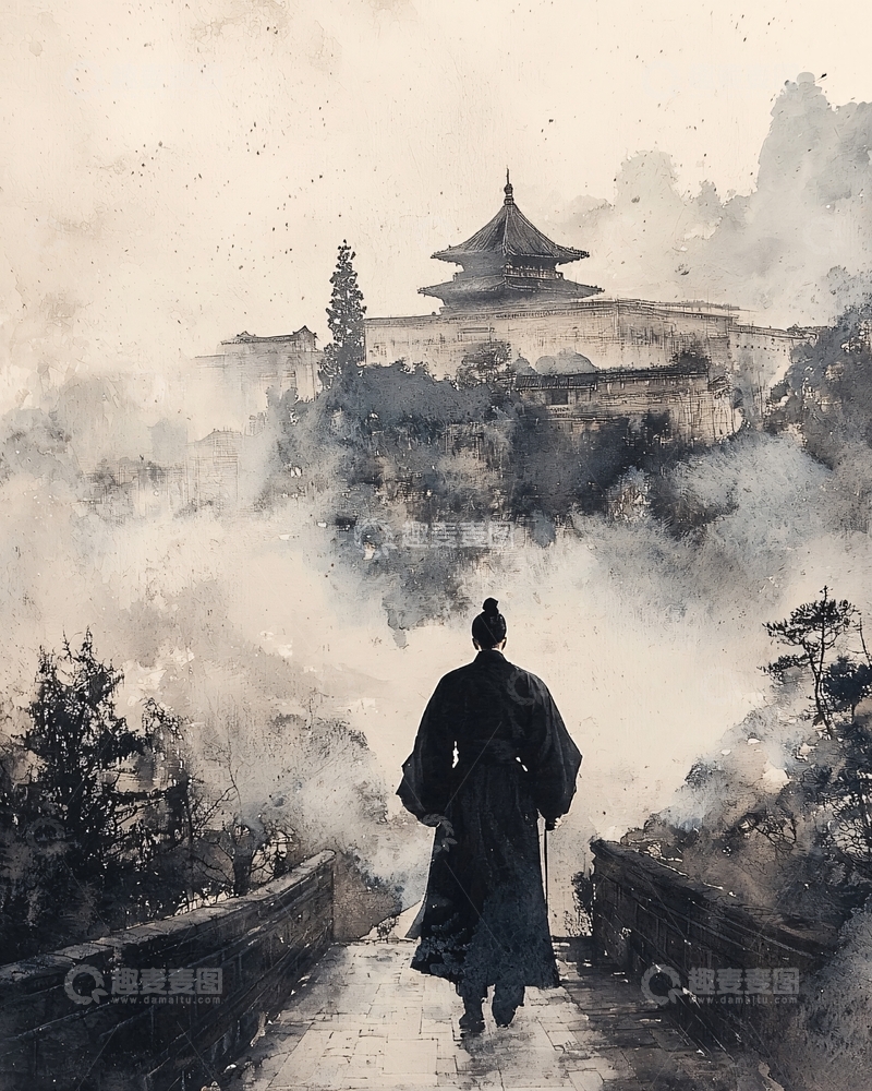 高清大图下载【趣麦麦图】水墨画