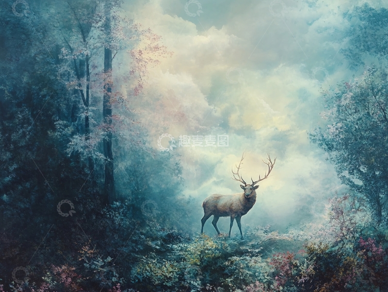 高清大图下载【趣麦麦图】梦幻森林