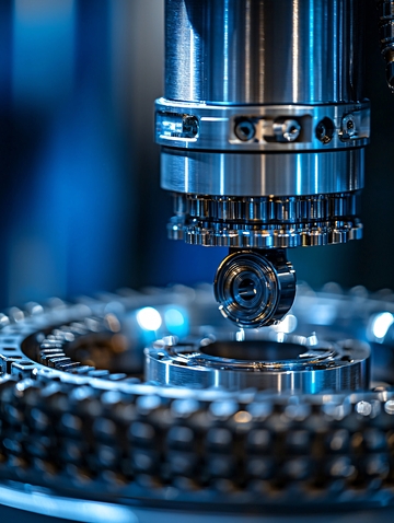 精密机械制造设备特写