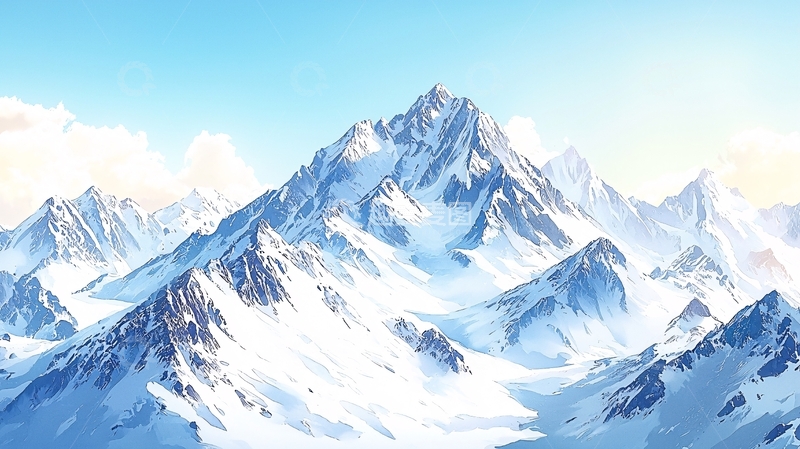 高清大图下载【趣麦麦图】雪山