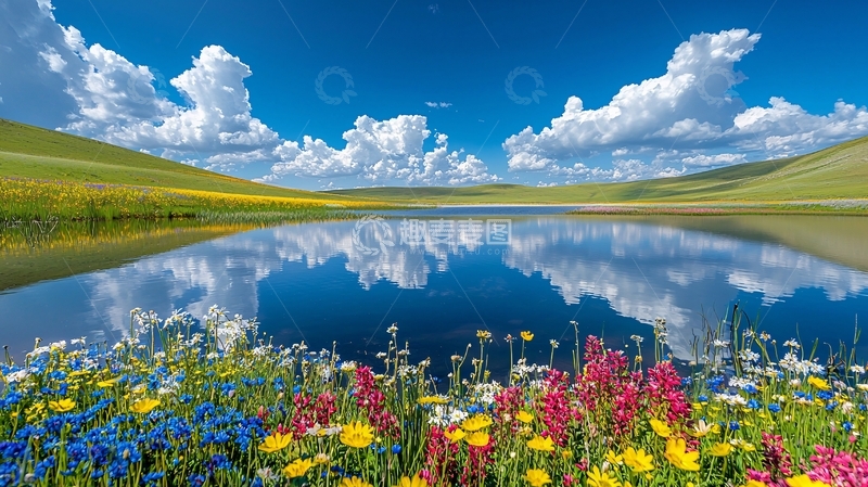 高清大图下载【趣麦麦图】宁静湖面