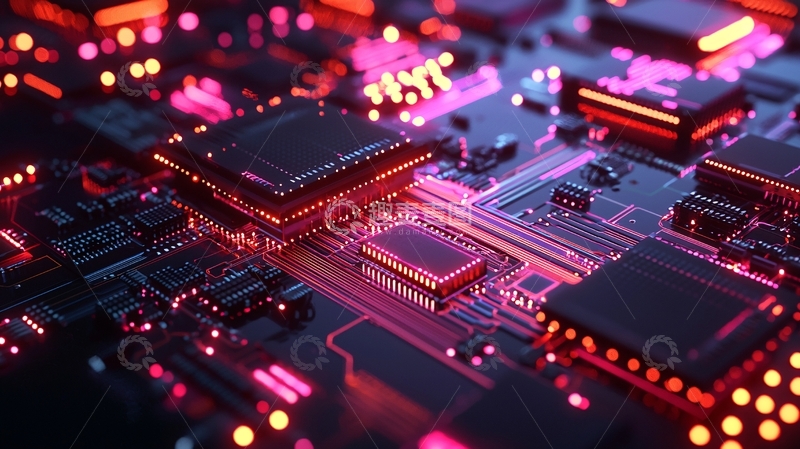 高清大图下载【趣麦麦图】科技感电路板