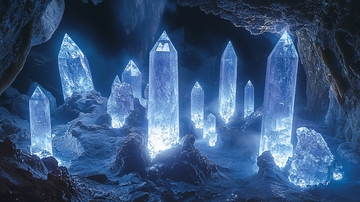 蓝色水晶洞穴
